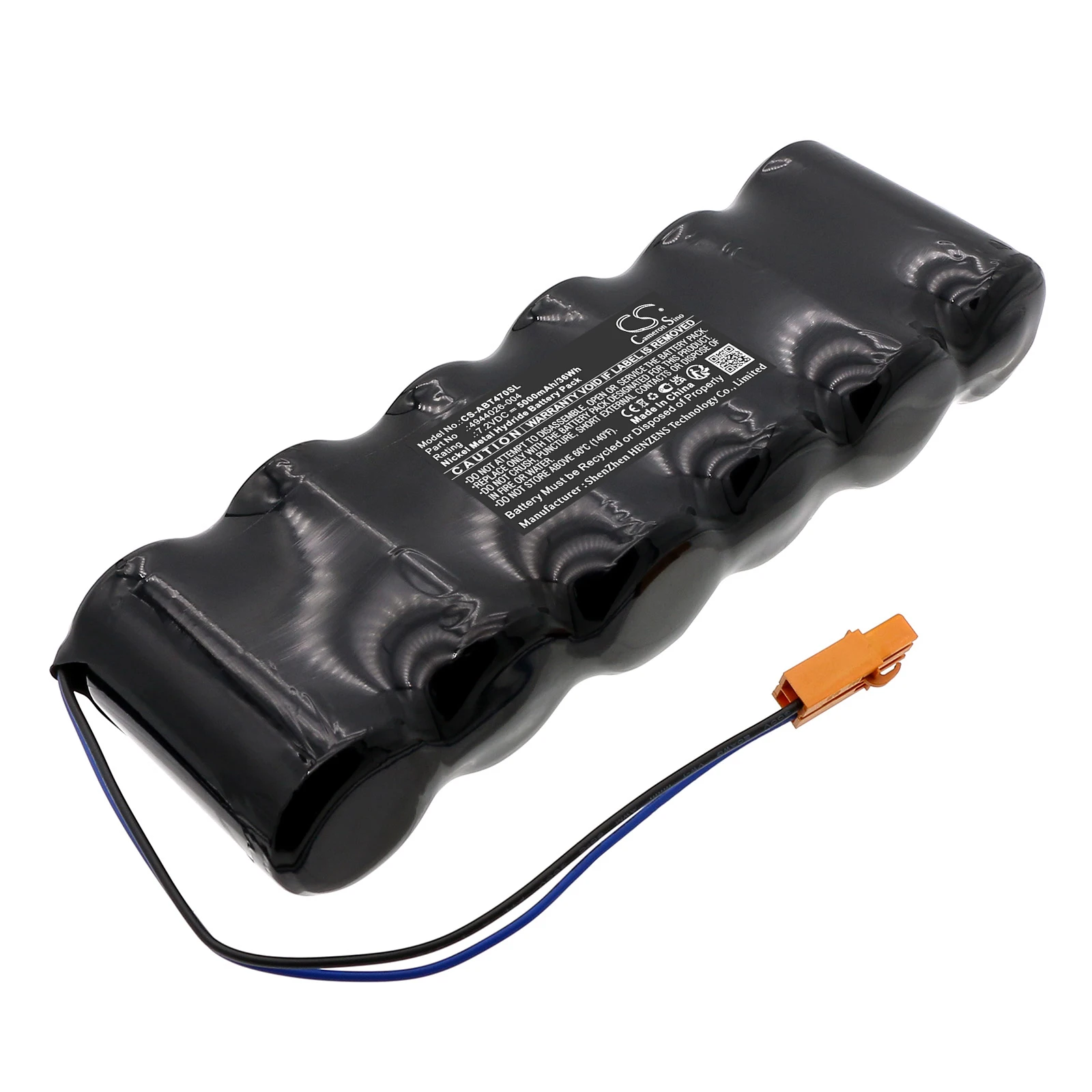 Replacement 7.2V 5000mAh PLC Battery for ABB 3HAB9307-1, 3HAB9999-2, 6 VTD 70, 6VTD 70, 6VTD70, 4944 026-4, 87639, 786595,787639