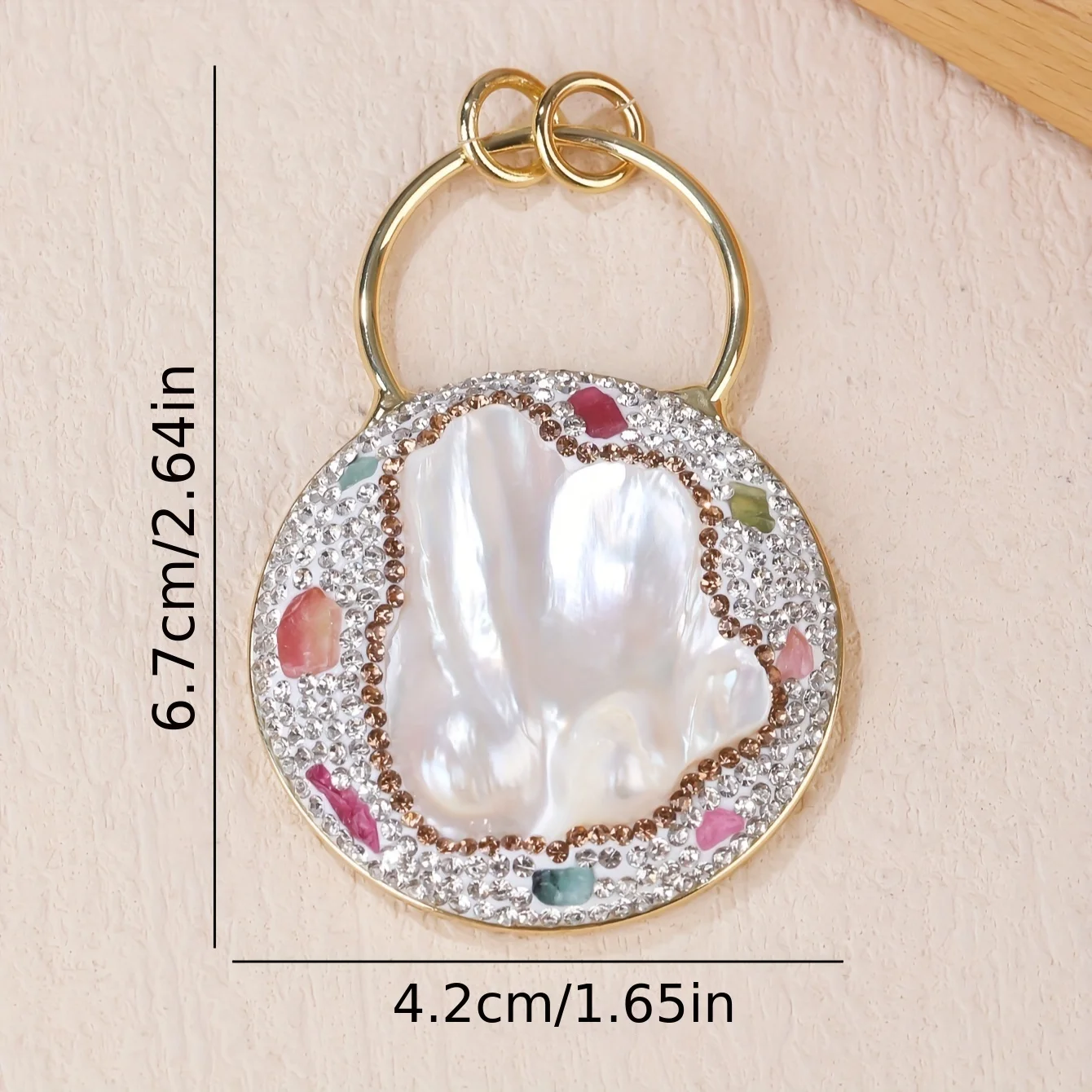 YEEVAA Random Size & Shapes Freshwater Pearl Pendant For DIY Jewelry Making Accessory Decoration