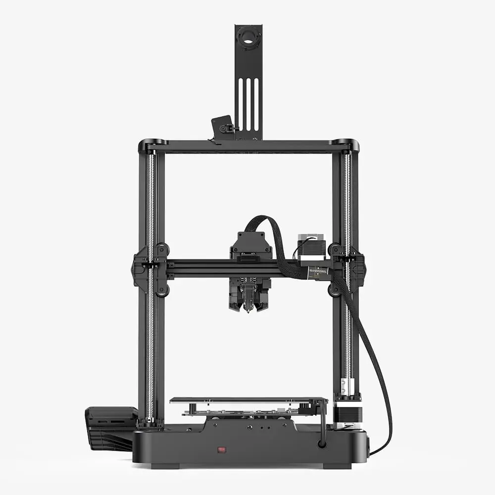 

3D Printer, 500mm/s Max Printing Speed Upgrade with X-axis Linear Rail Dual Fans Smart Algorithms 60W Ceramic Heater Hotend