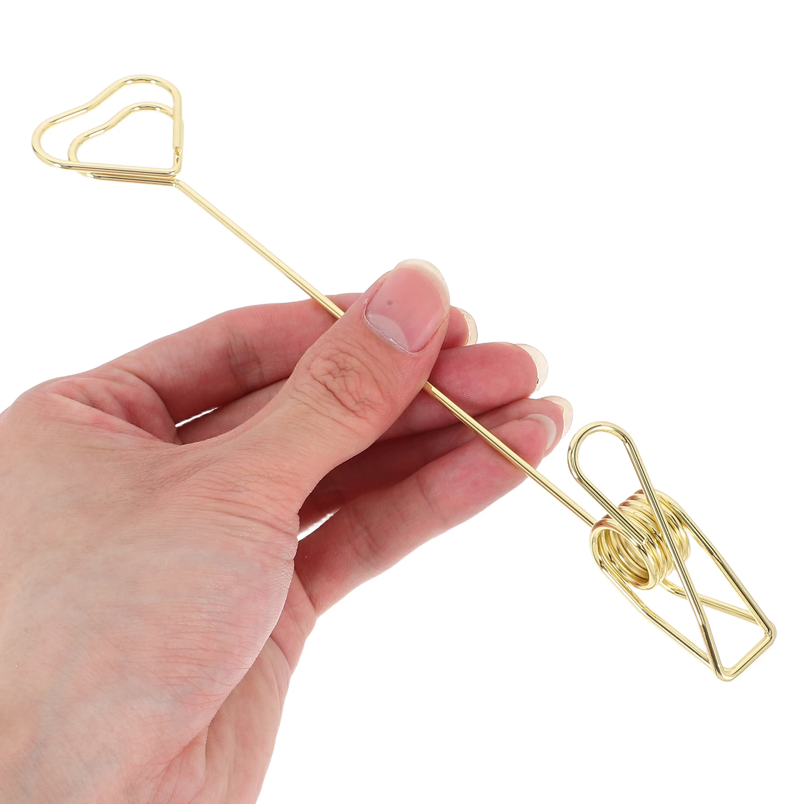 

Memorandum Holder Card Holders Clip It Can Move Steel Wire Business Portable Office