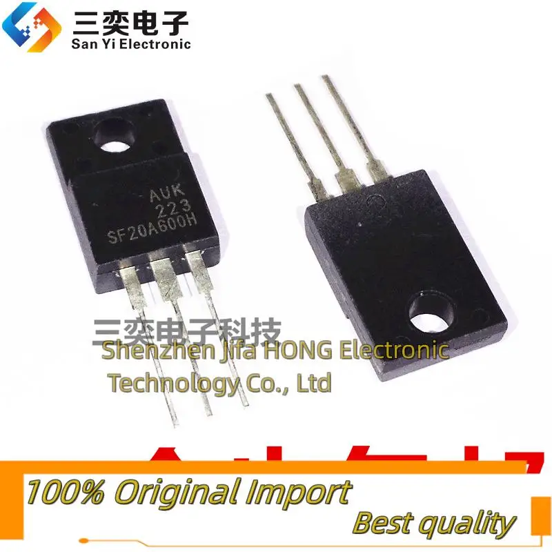 10PCS/Lot SF20A600H SF20A600HPI HT TO-220F 600V 20A Imported Original  Best Quality