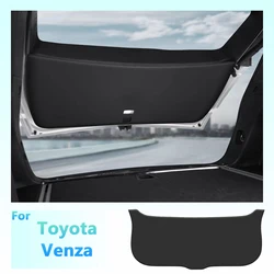 Car Rear Trunk Tailgate Anti-kick Protective Mat Leather Decoration Pad For Toyota Venza 2022 2023 2024 Accessories
