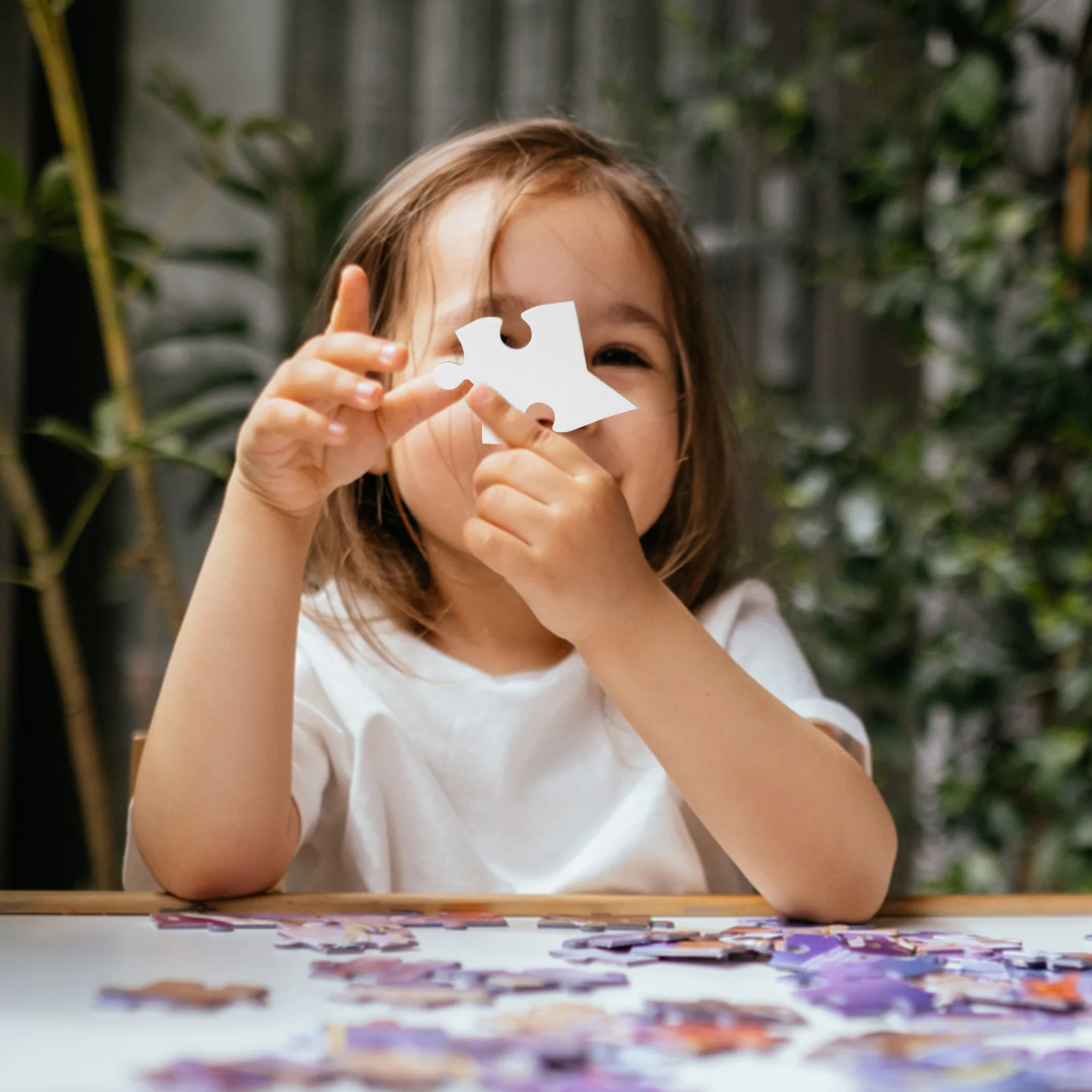 4 مجموعات DIY مجموعة الألغاز الفارغة لرسم المشاريع الحرفية التسامي سميكة المواد الورقية للأطفال نشاط التنسيق بين اليد والعين