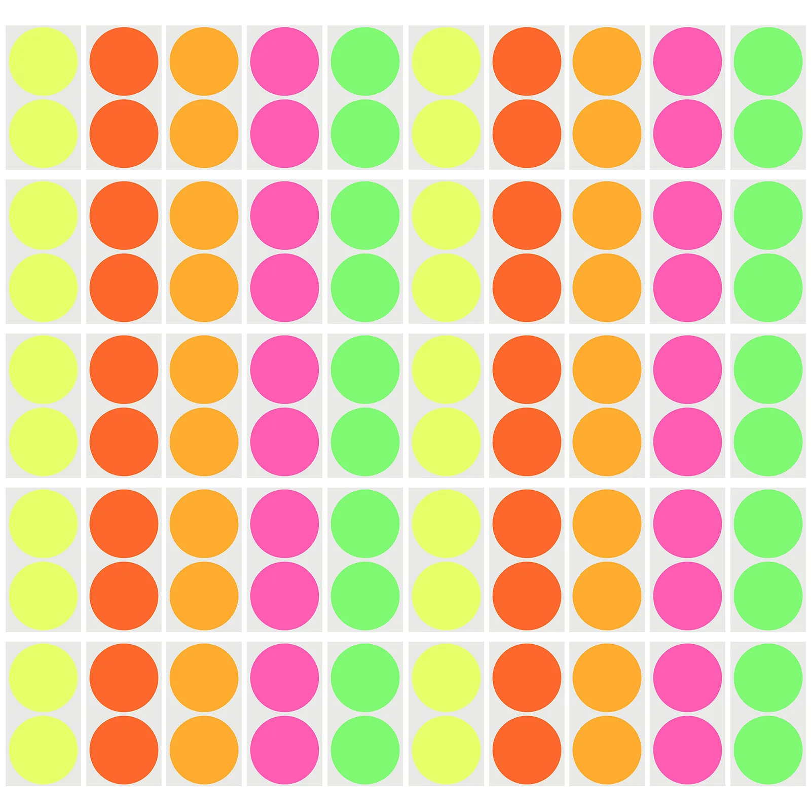 

100Pcs Label Tags Colorful Dot Stickers for DIY Crafts Scrapbook Journals Creative Diary Sealing Stickers Decorative Paste