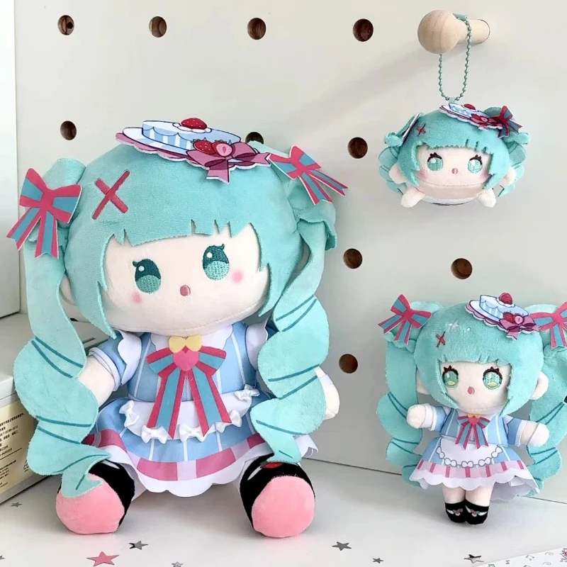 

Miku Sweet Interwoven Plush Pendant Ornament Kawaii Doll Anime Merch Room Decoration Collectable Toy Festival Gift For Fans
