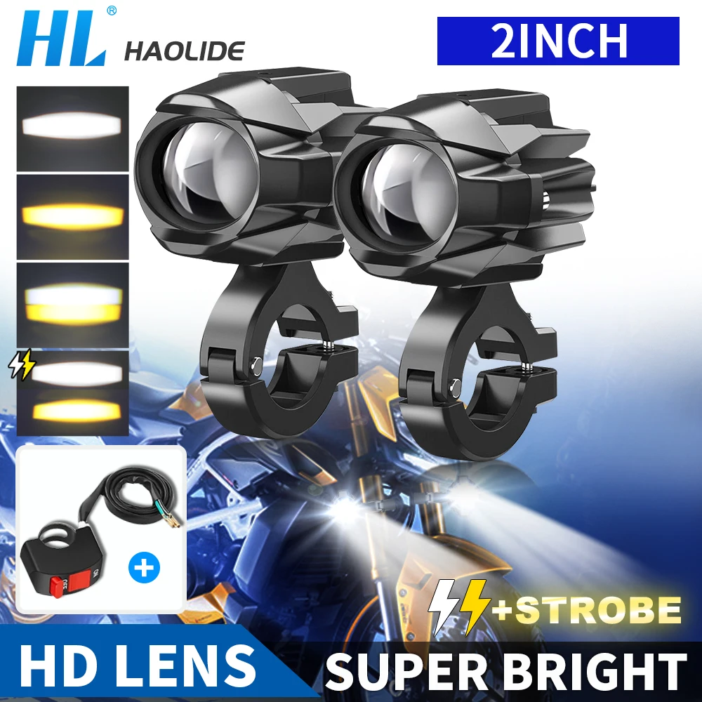 

Светодиодная фара HL Motorcycle 6000K, вспомогательная противотуманная фара, лампа для мотоциклов и автомобилей, для BMW R 1200, для использования на бездорожье.