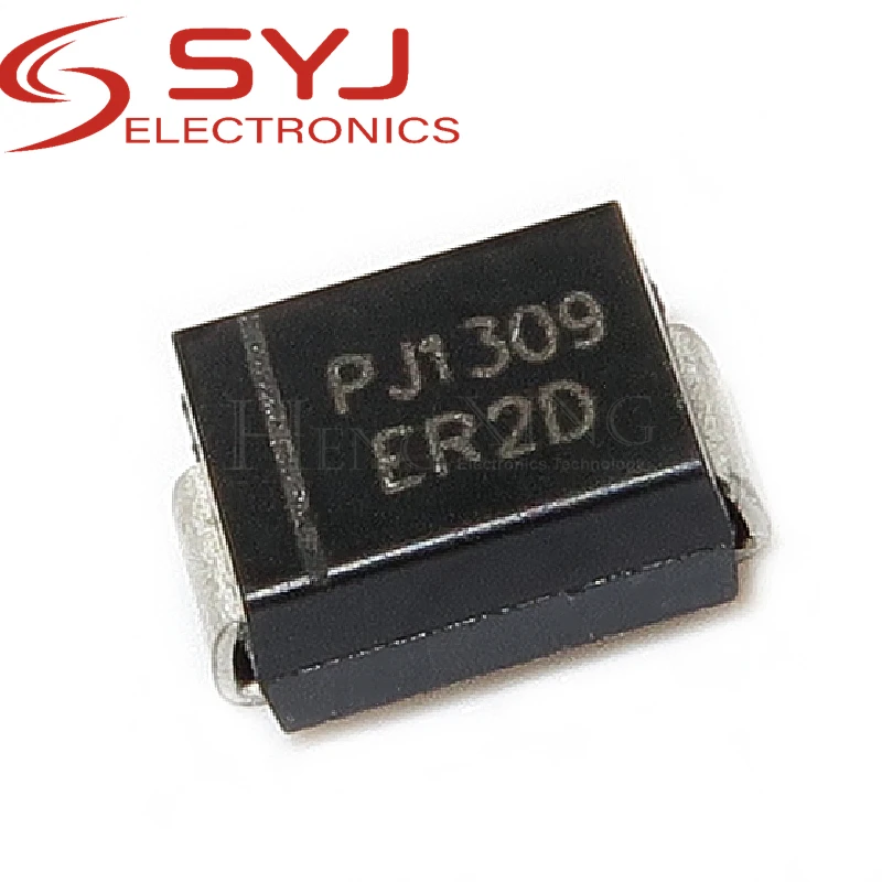 

10pcs/lot ER2D 2A 200V SMB 35ns DO-214AA In stock