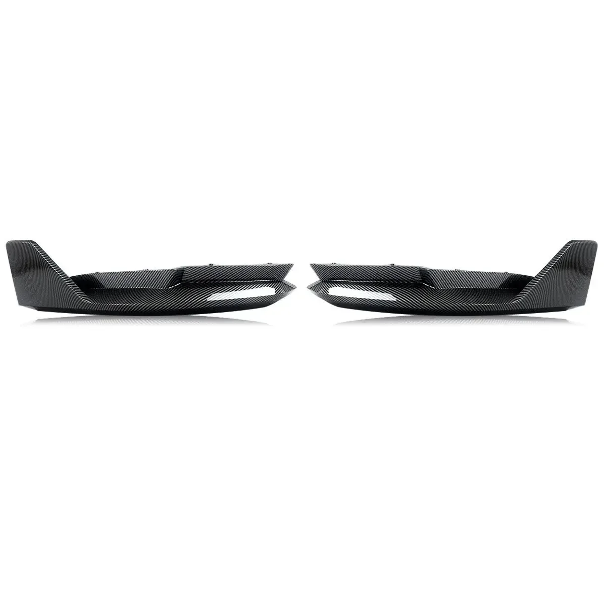 For 2021-2023 BMW G80 M3 Sedan Carbon Fiber Look MP Style Rear Bumper Lip Aprons