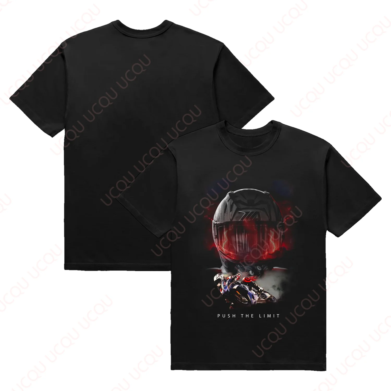 

Push the Limit Motorcycle T-shirt Retro Style Outdoor Equipe Unisex Summer Rider Motorcycle T-shirt Cool Gift