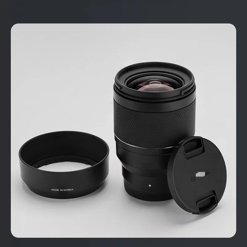 ل Samyang AF 35 مللي متر F1.4 P لسوني FE جبل عدسة ملصق واقية الجلد ملصق الفينيل التفاف فيلم المضادة للخدش حامي معطف AF35