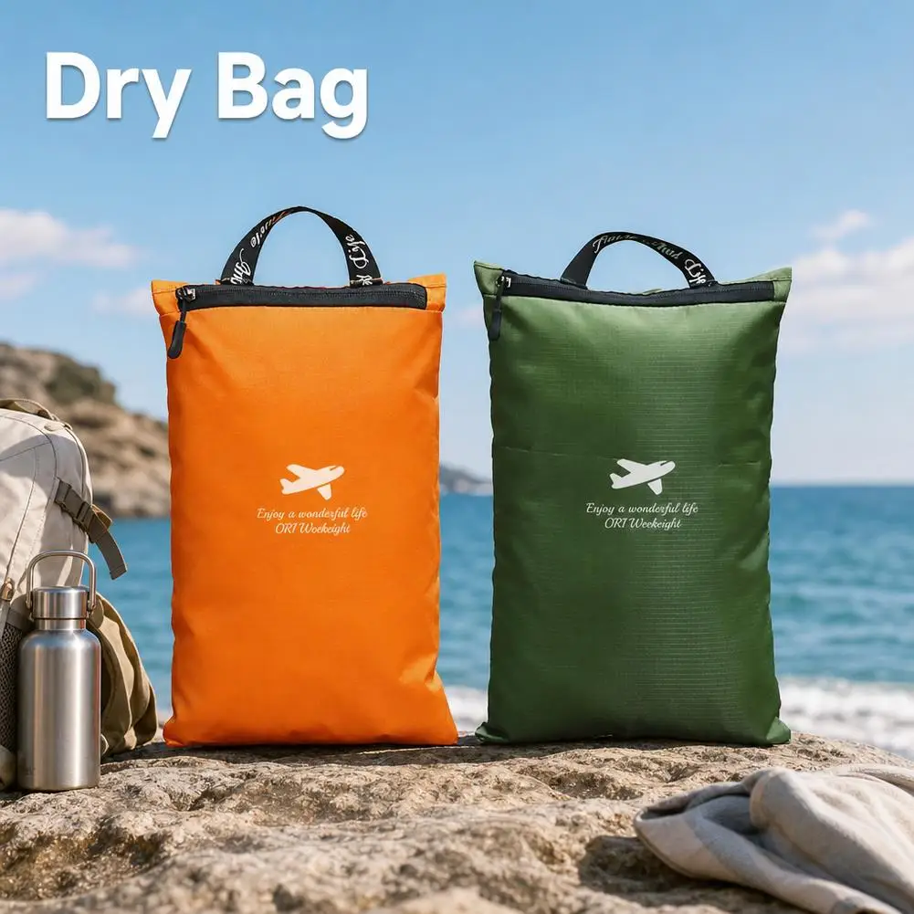 Waterproof Storage Bag Travel Pouch Portable Handheld Luggage Organizer For Swimming Gym Camping Beach Clothes Toiletry Bag view 2