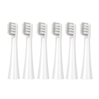 3pcs/6Pcs For Xiaomi SOOCAS EX3 SO WHITE Electric Replacement Toothbrush Heads Mijia T100 Mi Smart Cleaning Soft Bristles