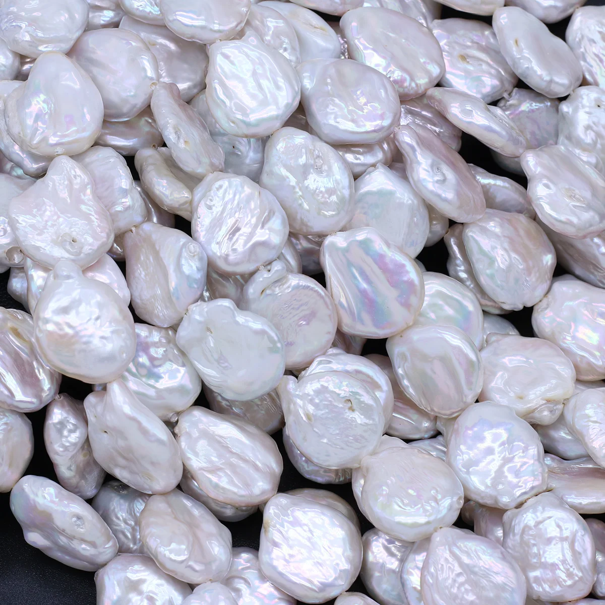 Baroque Freshwater Pearl Irregular Disc Beading Loose Spacer Beads For Jewelry Diy Making Necklace Bracelet Earring Accessories