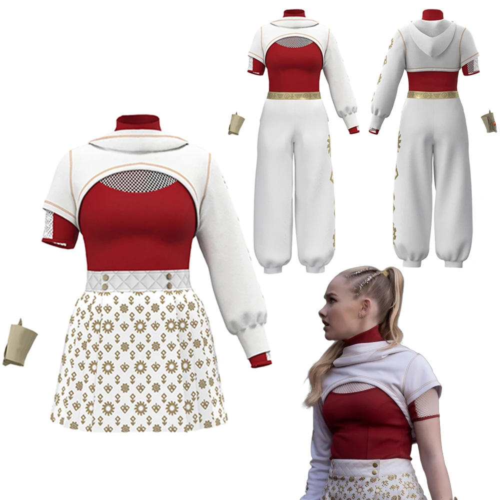 

Fancy Dress Zombies 4 Nova Cosplay For Girls Clothing 2025 Movie Costume Teen 6 to 14 Years Roleplay Fantasia Party Outfits