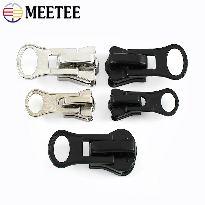 

5/10/20Pcs 3#5#8#10# Zipper Slider for Resin Zippers Bag Clothes Zip Head Repair Kit Backpack Zips Puller DIY Sewing Accessories