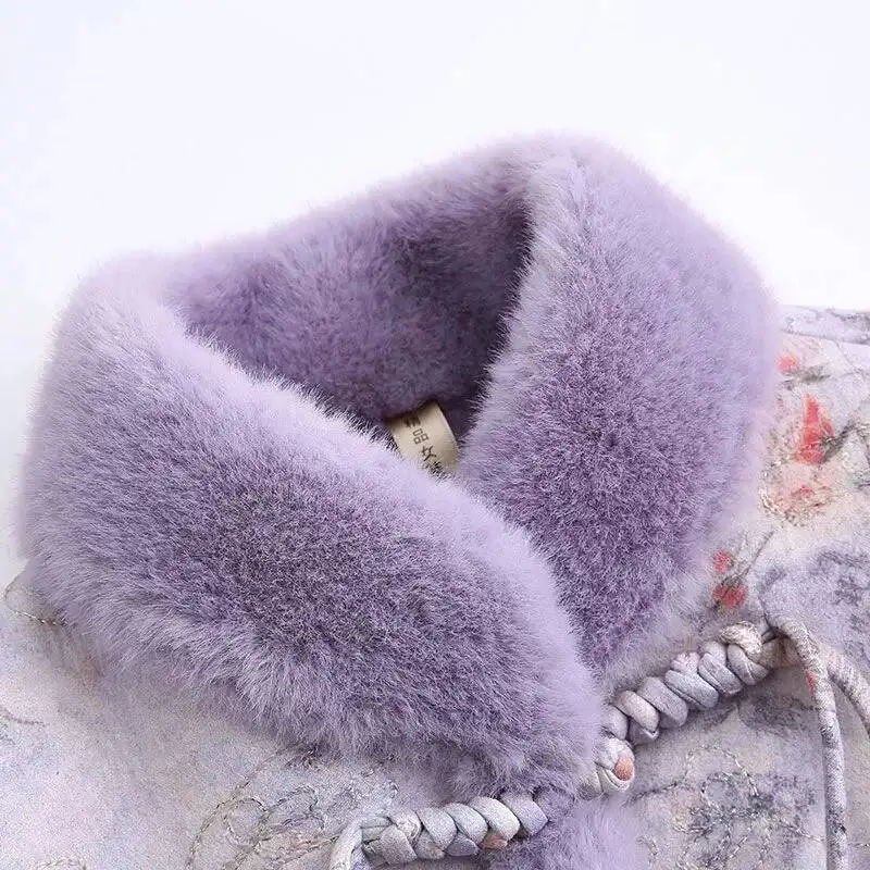 Women's Middle-Aged Elderly With Thick Chinese Style Mother And Fur Integrated Medium To Long 2026 Winter Mink Coat