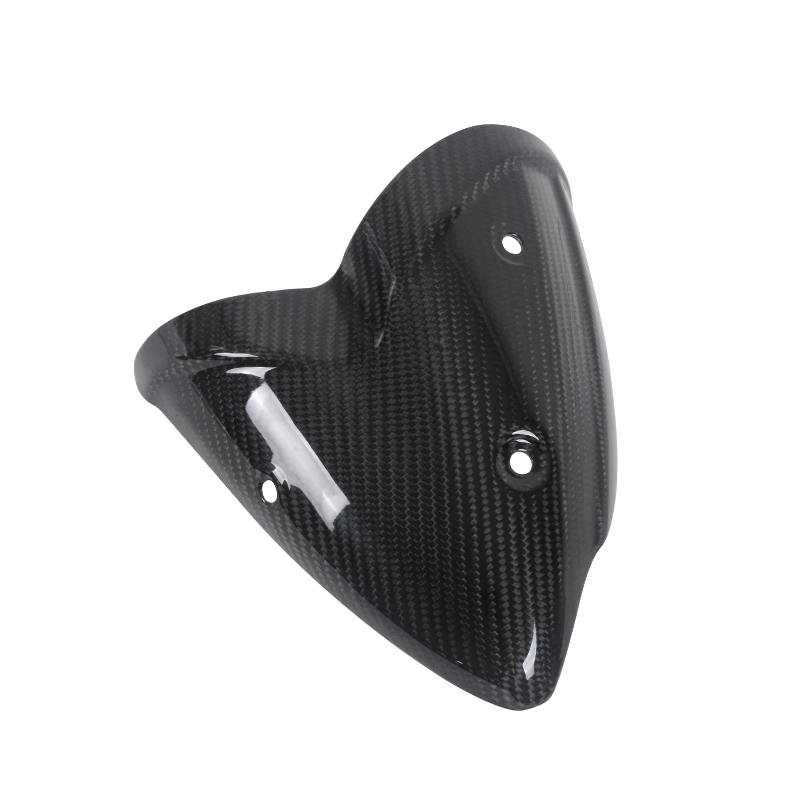 MOTO4U For Ducati Monster 1100 EVO 2011 2012 2013 100% Carbon Fiber Exhaust Cover Motorcycle Exhaust Muffler Pipe Heat Shield