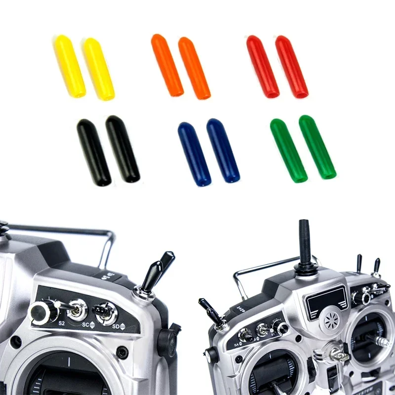 20PCS Radio Controller Toggle Lever Anti-slip Sleeve - Length 20mm / Diameter 3mm