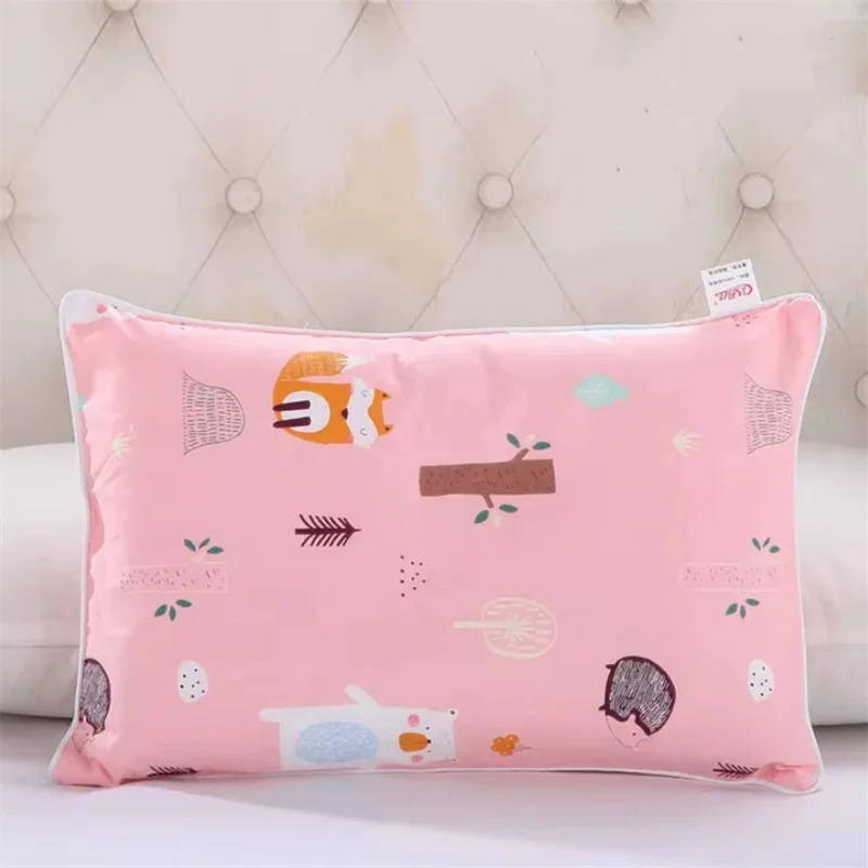 

Cartoon Printed Cotton Pillowcase Home Decorative Bedding Children Pillowcase Breathable Skin-friendly Cotton Pillowcase