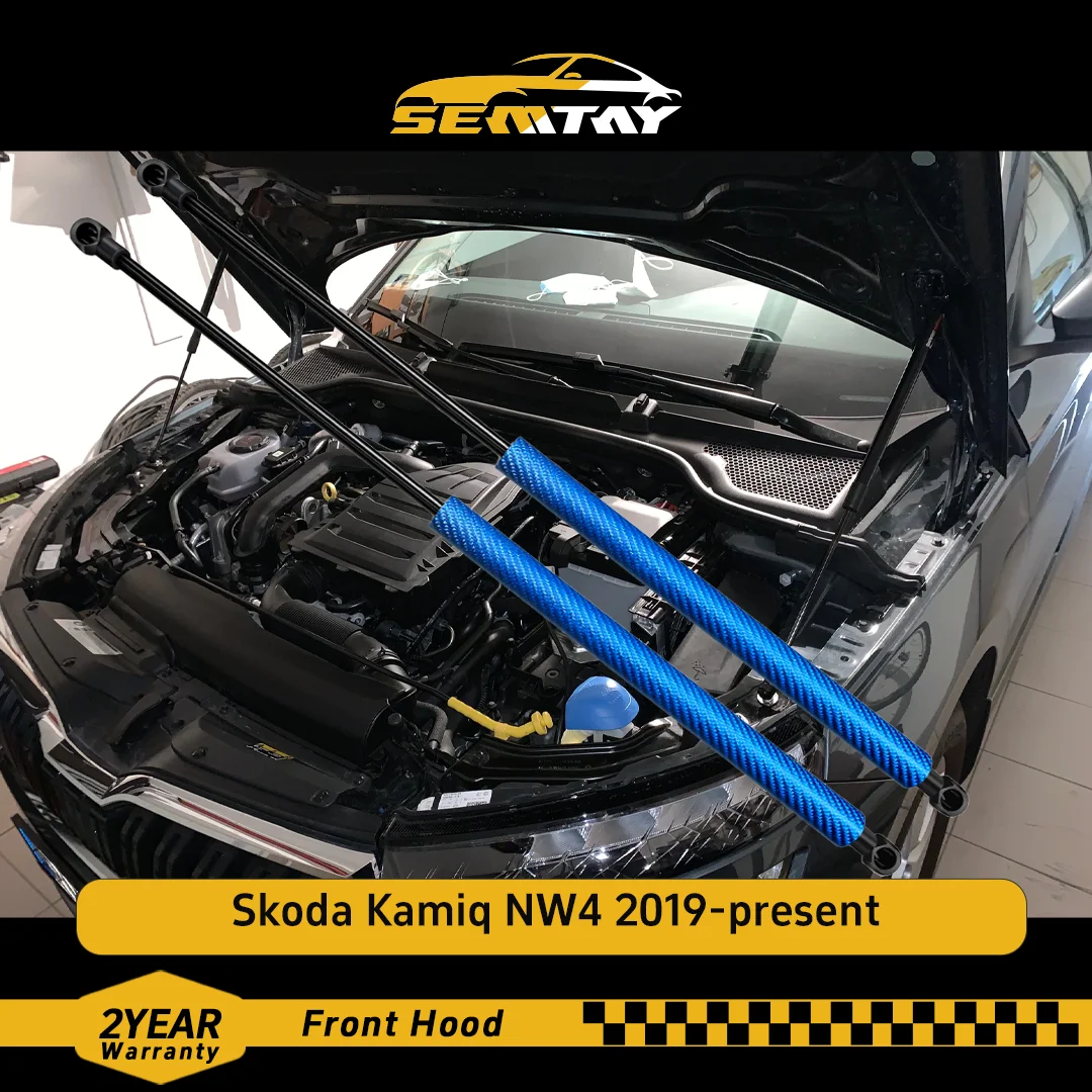

Стойки капота SEMTAY для Skoda Kamiq NW4 2019-настоящий подъемник капота, пружинные амортизаторы, поддерживающие автомобильный аксессуар