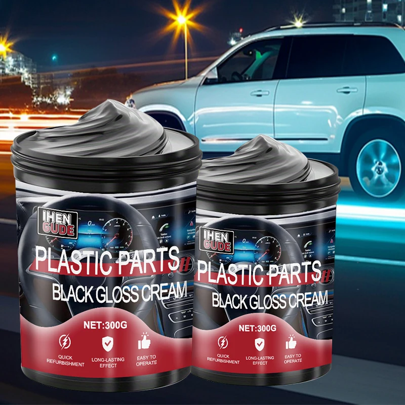1 Piece of 300g Large Capacity Car Polishing Wax, Universal Interior Polishing and Restoration Kit, Used for Polishing and Restoring the Exterior and Interior of Vehicles, Leather Seats, Car Doors, Bumpers, and Rearview Mirrors