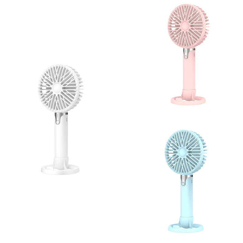 3-Speed Adjustable Portable Handheld Mini Fan USB Charging Office Desktop Silent Mini Fan