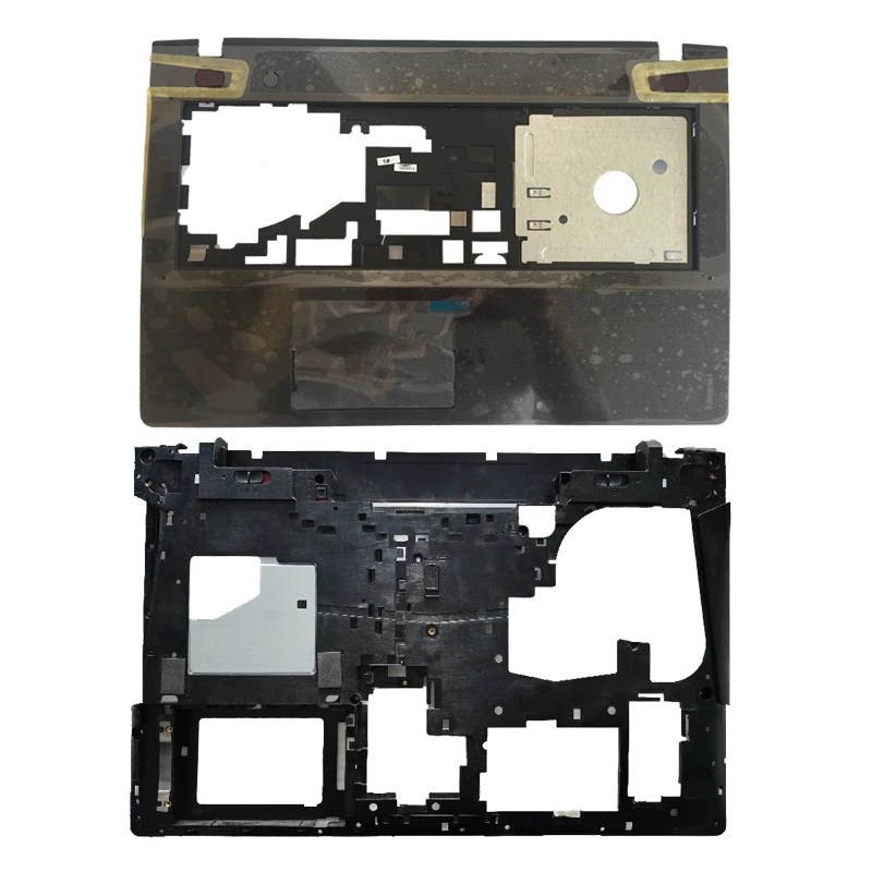 Для Lenovo Ideapad Y500 Y510 Y510P верхняя крышка упора для рук без тачпада AP0RR00050/нижняя нижняя крышка корпуса ноутбука AP0RR00070