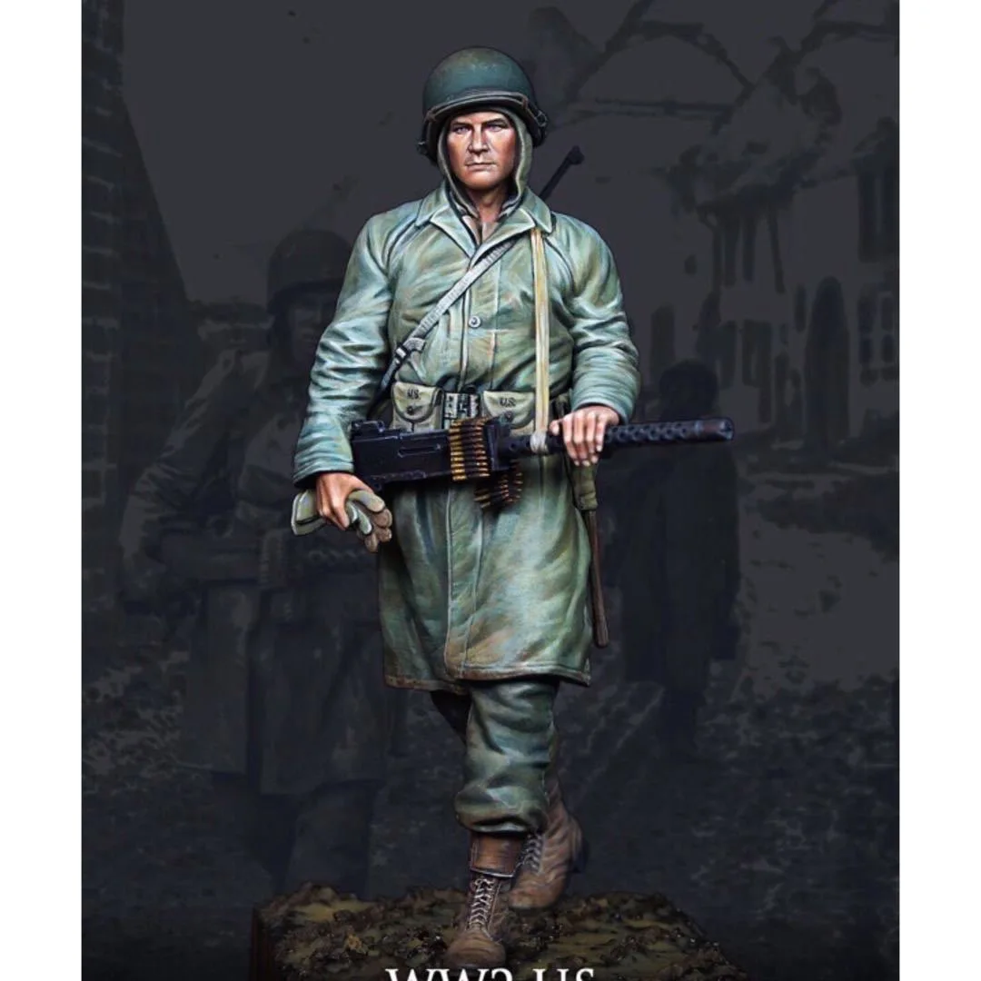 1/16 Resin Model America Soldier Resin Model Kits Figure Soldier GK Unassembled and Unpainted Kit