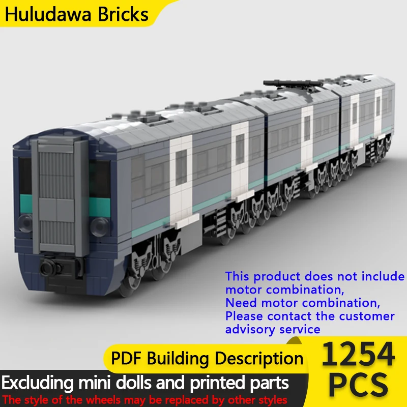 

City Car Model MOC Building Bricks BR Class 387 Electric Train Modular Technology Children Holiday Gifts Assemble Toys Suit