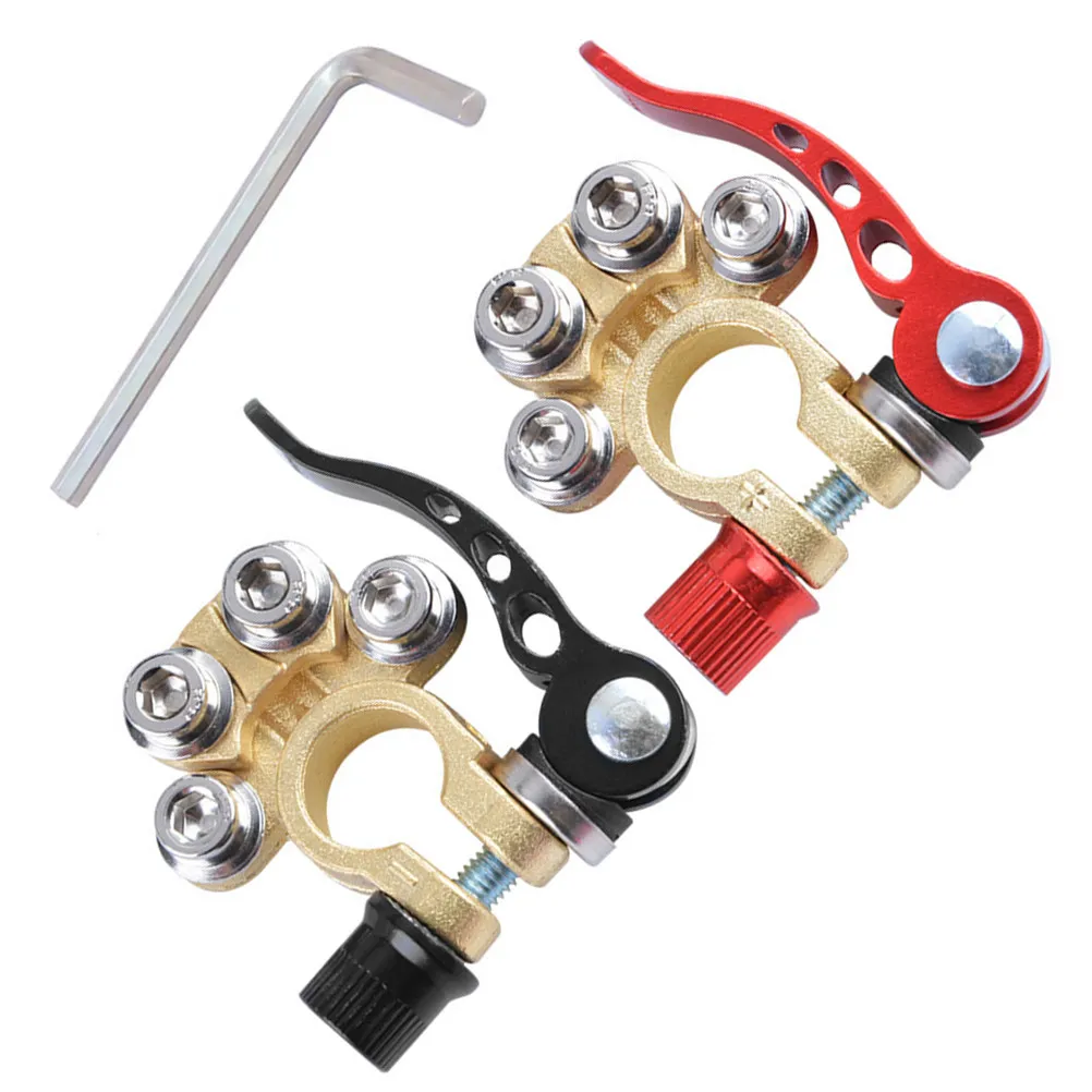 

2 Pcs Connectors Battery Car Batteries Terminal Accessories Batterey Pile Head Plug