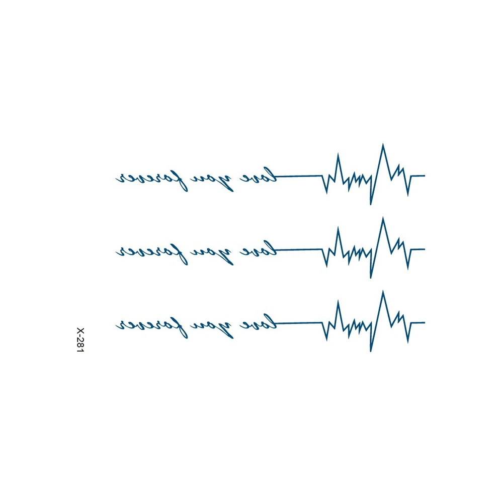 

100 PCS Temporary Tattoos Wholesale Water Transfer Stickers Beauty Makeup Body Art Text Skull for Man Women 105x60mm,Fake,Love