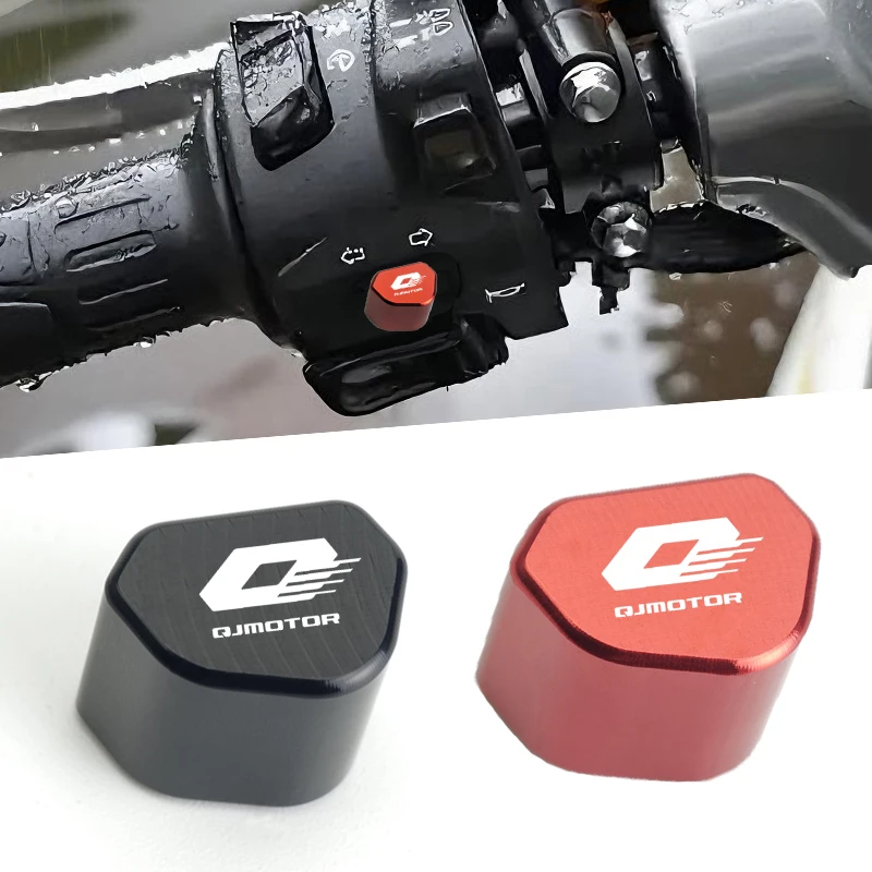 For QJMOTO QJ MOTO QJMOTOR SRT 800SX 800SRT SRT 800X Accessories CNC Aluminum Motorcycle Button Turn Signal Switch Key Cap