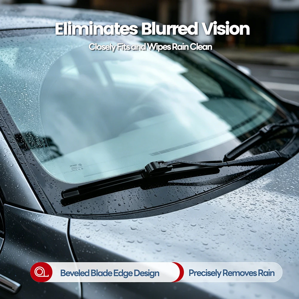 2PCS Front Wiper For Ssangyong G4 Rexton 2017-2025 Silent Durable High Quality Windshield Wiper Blades Accessories 2022 2024 view 4