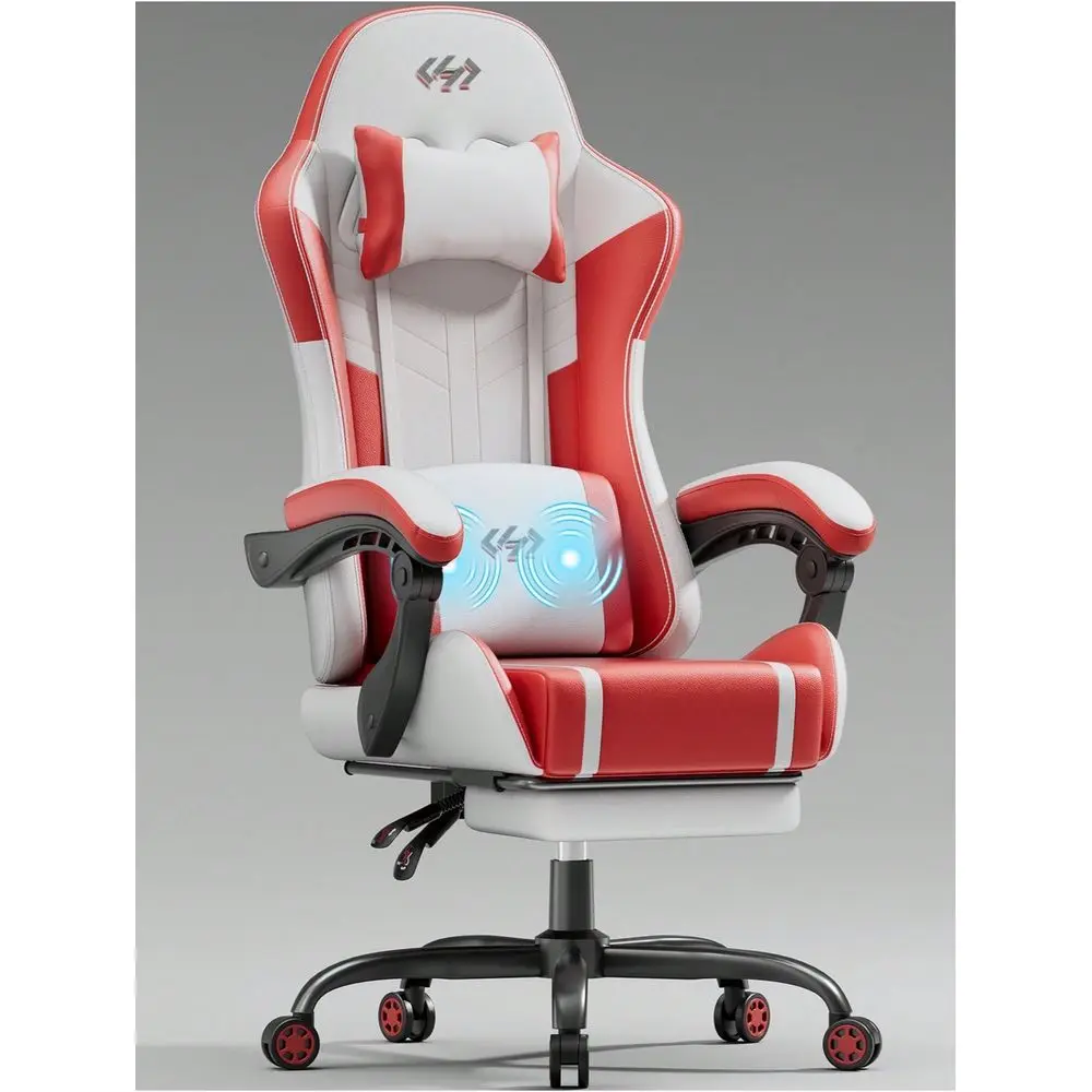 Gaming Chair With Pocket Spring Cushion, Video Game Chair, Gaming Computer Chair, Ergonomic Chairs For Adults With Headrest And