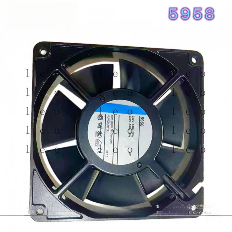 Brand new original 5958 fan, genuine German import, 12738 220V 18W cooling fan