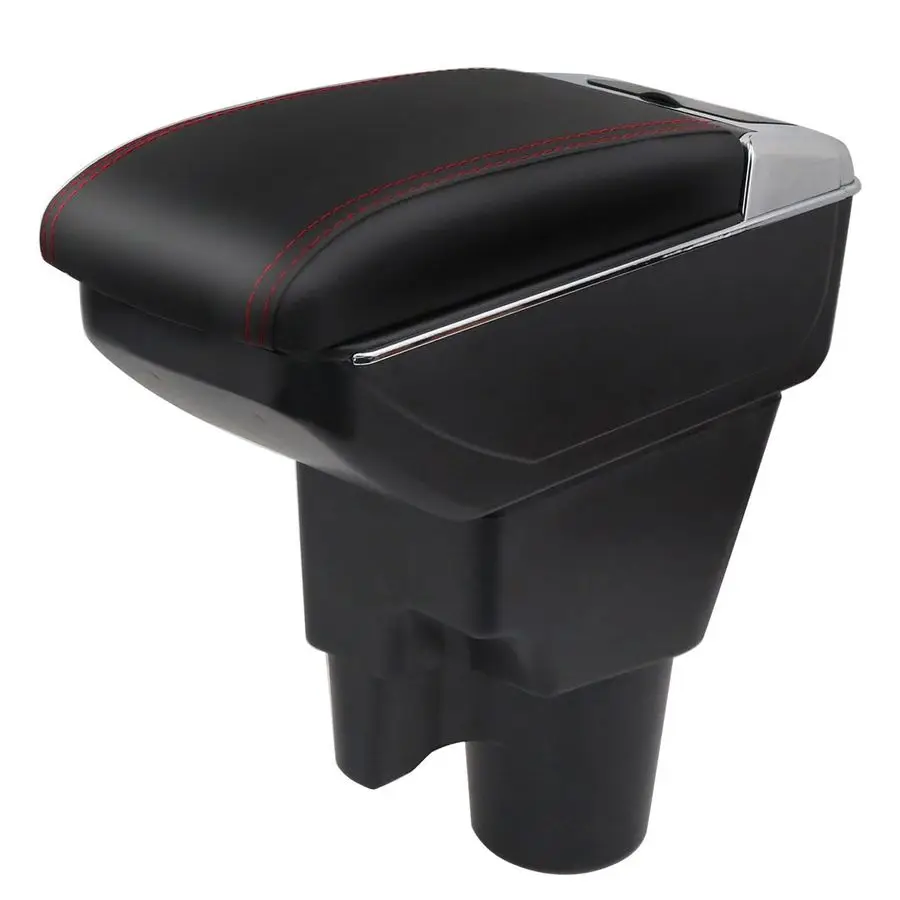 

Car Armrest For KIA Picanto 20082019 Dual Layer Interior Center Consoles Black Storage Arm Rest