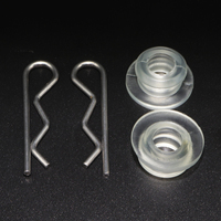 4Pcs For VW Golf MK1 MK2 MK3 Variant Gear Shift Lever Bushing Linkage bearing bush Securing Spring Gearbox Shifter Rod Selector