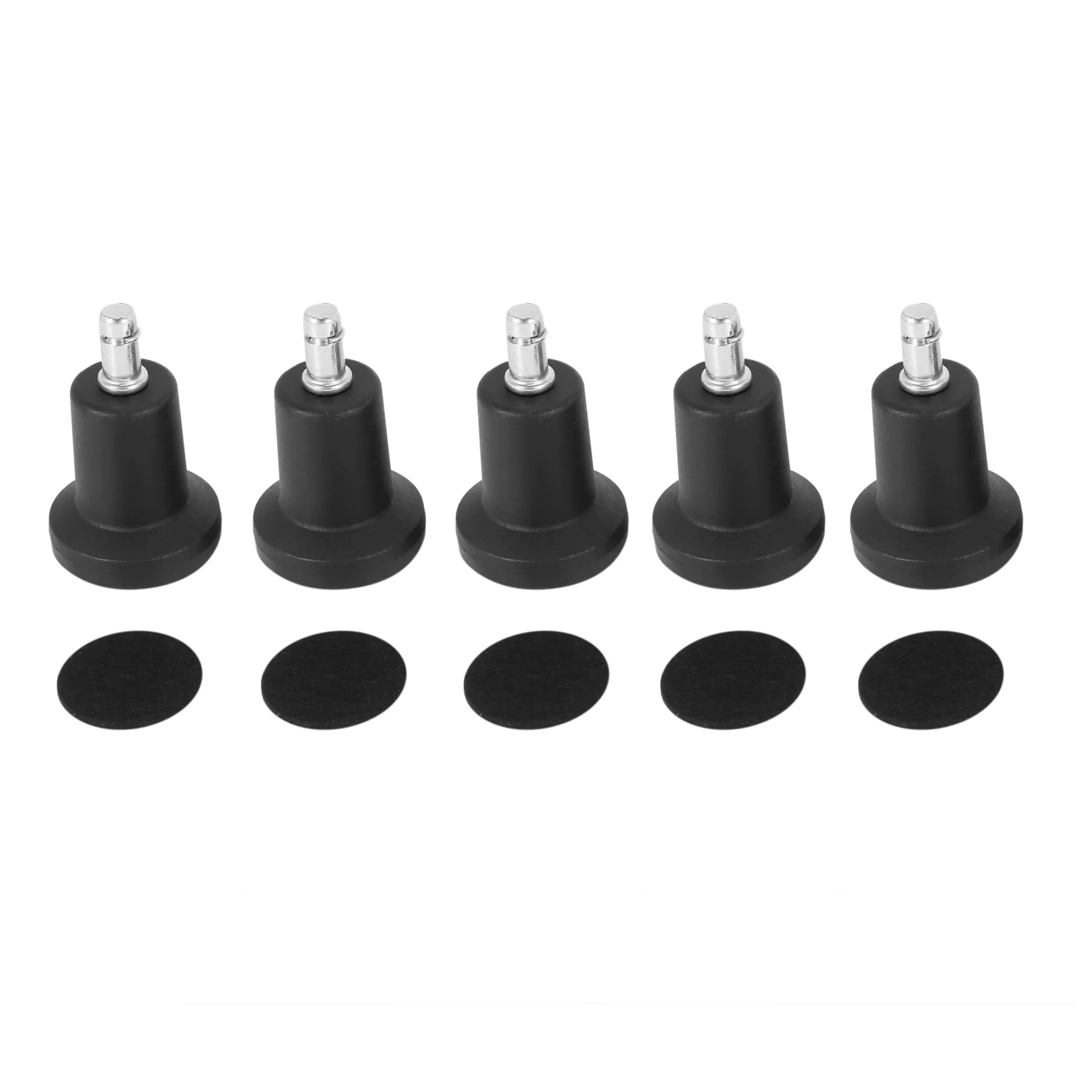 

High Profile Bell Glides Replacement for Office Chair Without Wheels & Bar Stool, Fixed Stationary Caster Glide, 5-Pack