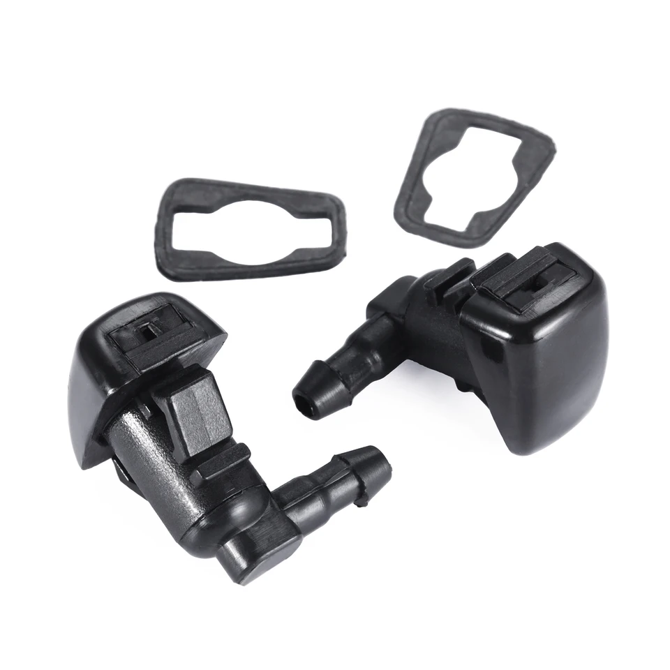 2-Pack Windshield Wiper Nozzle Sprayers – For 2008-2012 Ford Fusion, Mercury Milan, Lincoln MKZ – Direct Fit