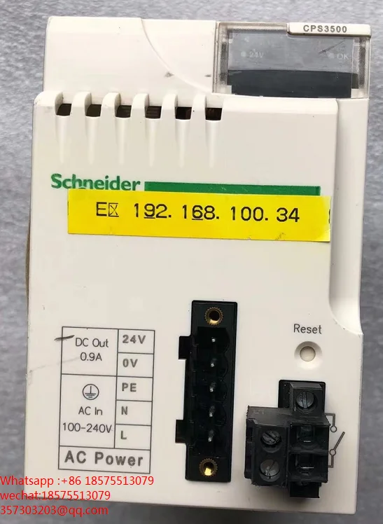 Para fuente de alimentación Schneider PLC BMXCPS3500 máquina de desmontaje Original, paquete de funciones, Color completo como se muestra en la figura