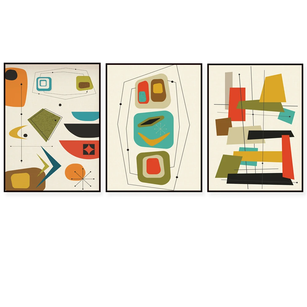 Mid Century Modern Prints, Century Modern Prints, Mid Century Art Posters, Vintage Wall Art, Vintage Prints, Vintage Art,
