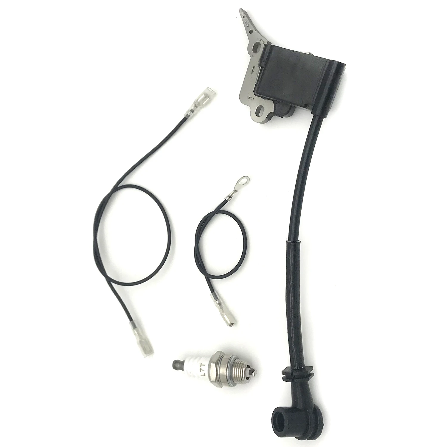 点火コイルモジュールスパークプラグ,チンソー2500 25cc Zenoah g2500,ティンバープロローンフライト部品と互換性があります