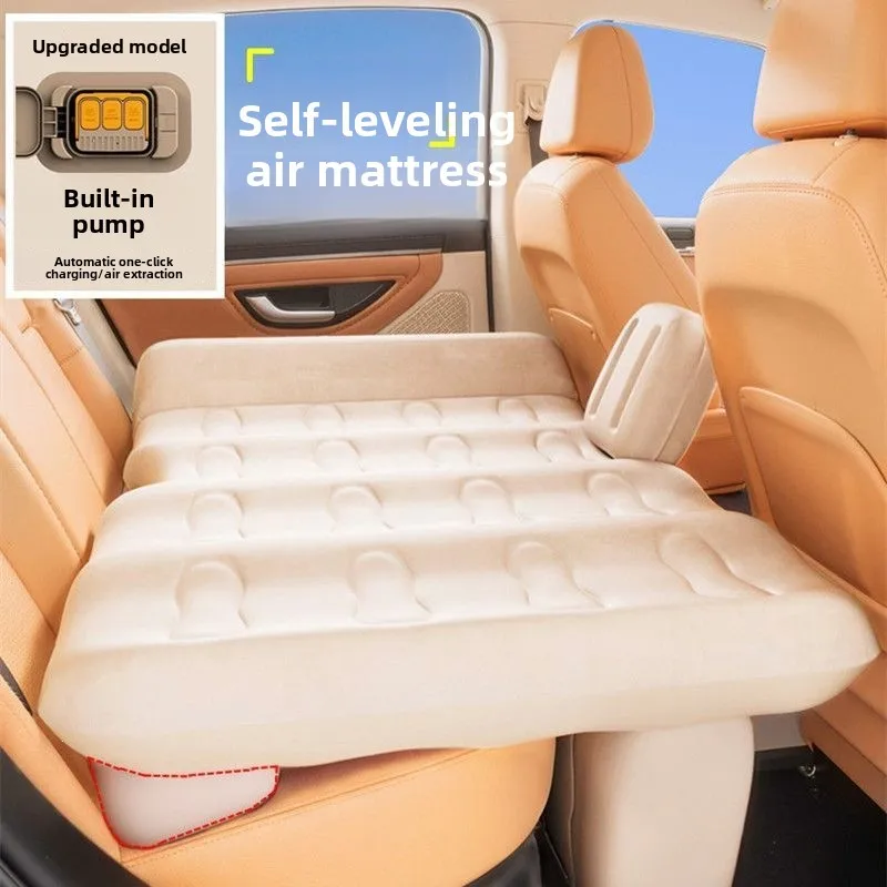 With leveling, automatic inflatable mattress, car SUV, general purpose car, rear seat, car mattress