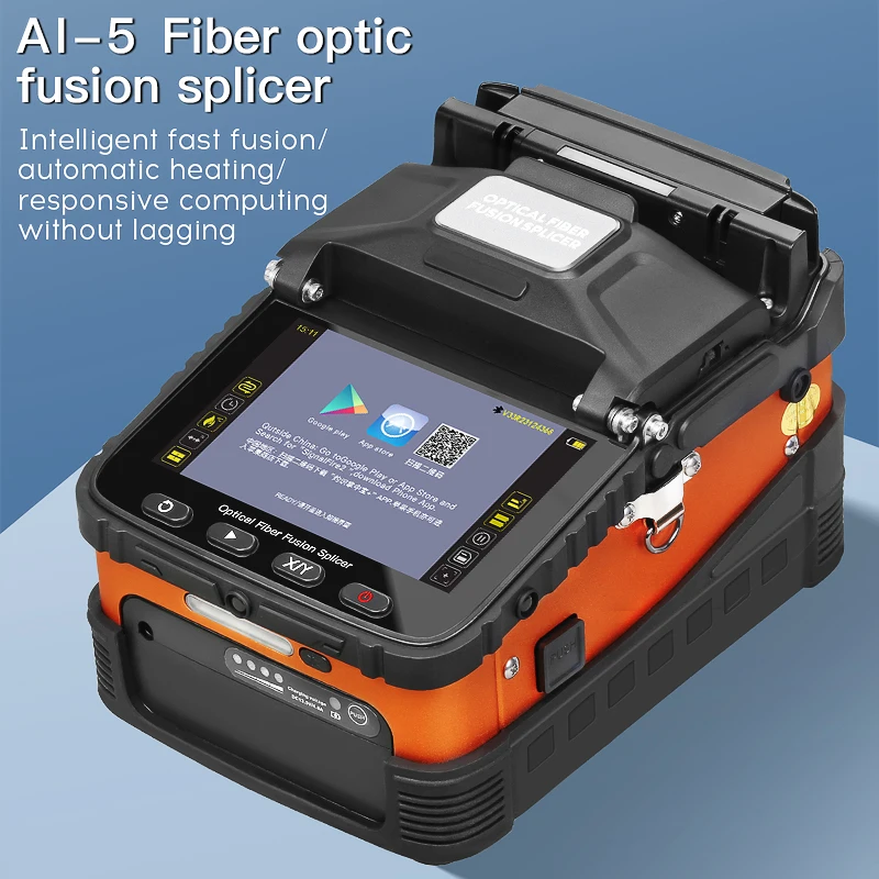 COMPTYCO AI-5 Pro/AI-9/AI-20/AI-30 Fiber Optic Fusion Splicer FTTH Multilingual 6 Motors Automatic Optical Fiber Fusion Machine