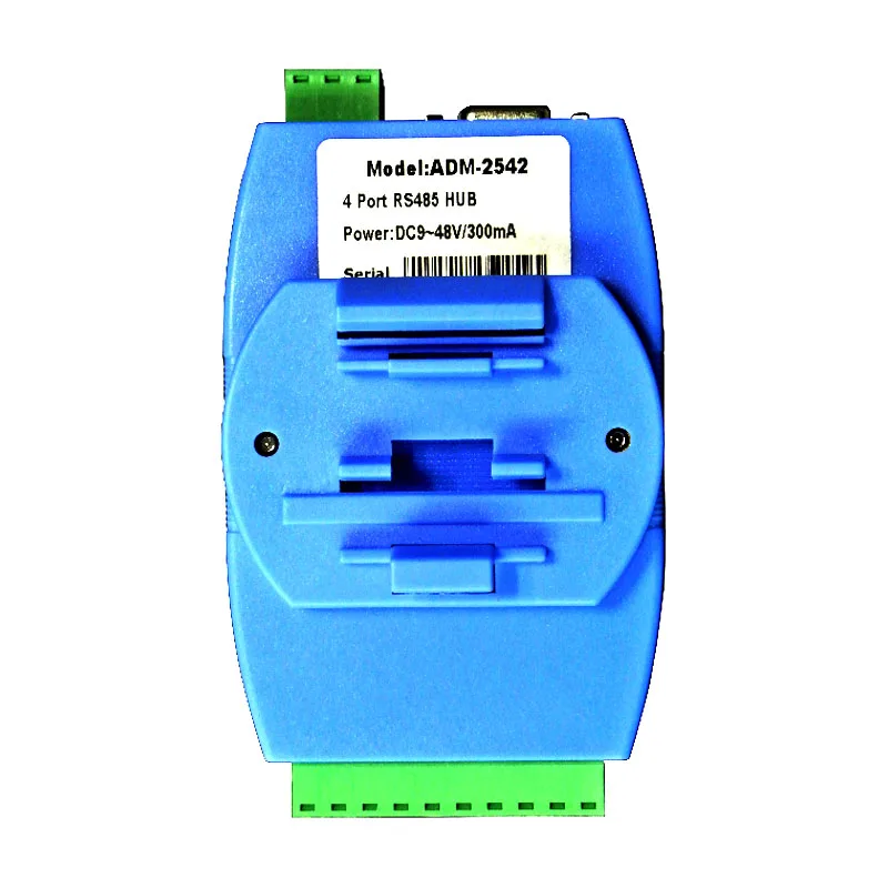 ADM-2542 terisolasi 4-Port RS485 Hub 1 ke 4 Repeater Distributor mendukung RS232 ke 485