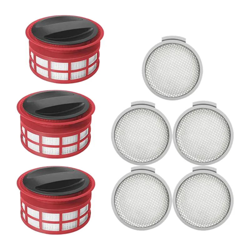 ~Durable For Xiaomi Roborock H7 Handheld Vacuum Cleaner Spare Part Front Cotton Filter And Rear Hepa Filter Accessory