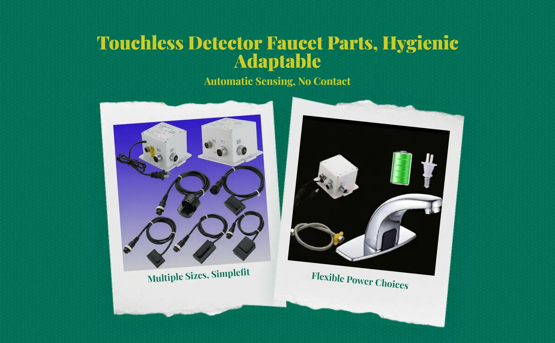 Touch Free Faucet Controller Motion Sensor Mixer Valve Water Saving for Home Hotel Restroom
