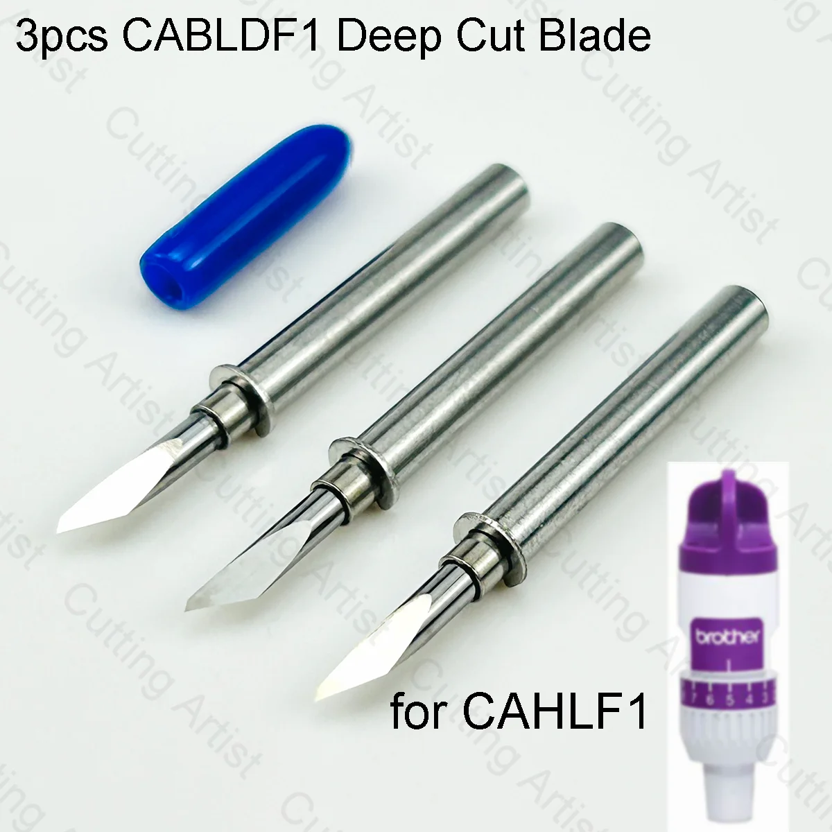 CABLDF1-Deep Cut Blade para Brother ScanNCut 2 DX2, Designer Compatível com CAHLF1 Titular, alta qualidade, 3PCs