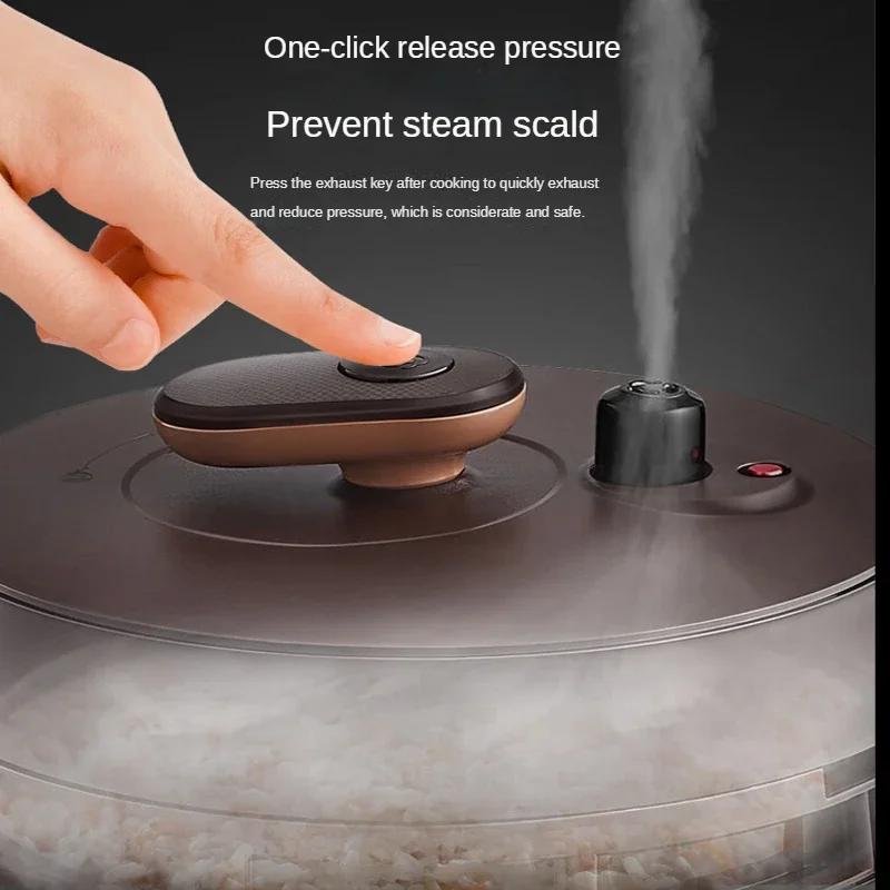 ميديا طنجرة الضغط الذكية 5L 6L طنجرة الأرز غير عصا 2 الأواني الداخلية طباخ متعدد بنقرة واحدة الإصدار الضغط الطبخ