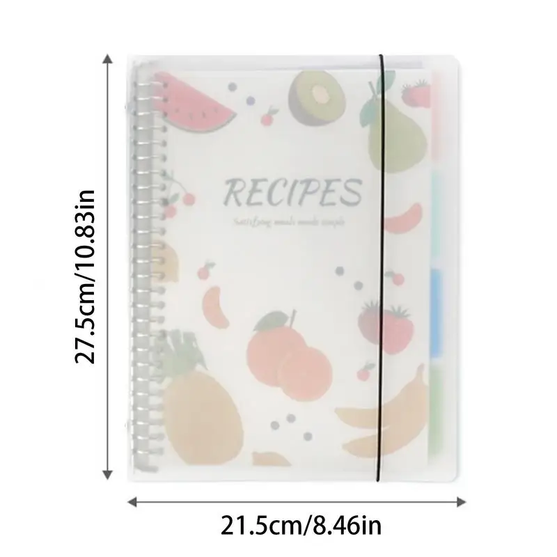 Blank Recipe Journal Notebook Hardcover A4 Recipe Book To Write In Your Own Recipes Personal Blank Recipe Book Cooking Journal
